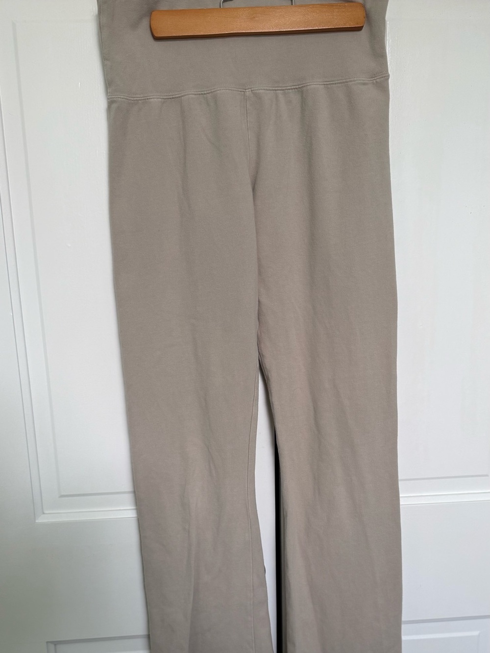 Brandy Melville Taupe Flare Leg Pants